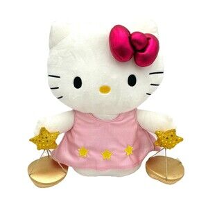 Hello Kitty with Scales Libra Zodiac Embroidered Weighted Bottom Figural Plush